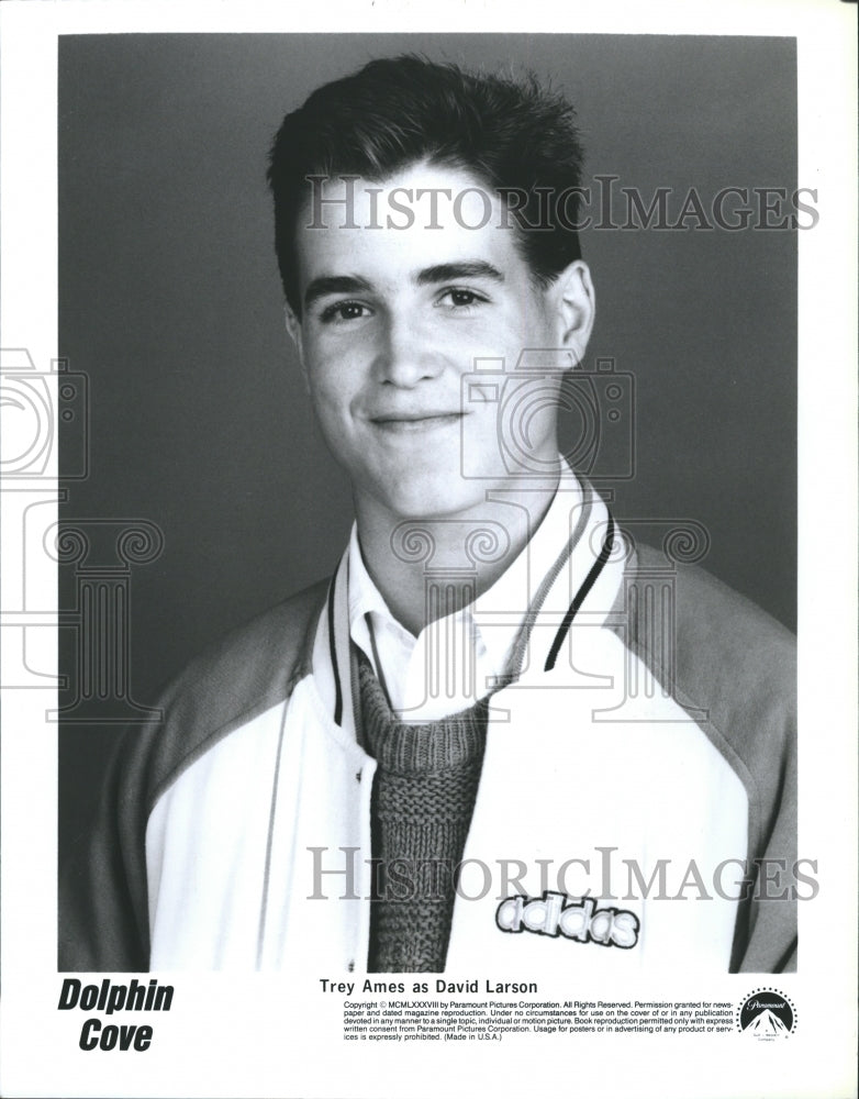 Press Photo Trey Ames as David Larson in Dolphin Cove - Historic Images