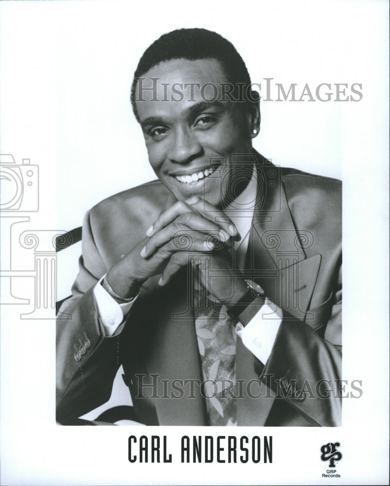 Press Photo GRP Records Present Carl Anderson - Historic Images