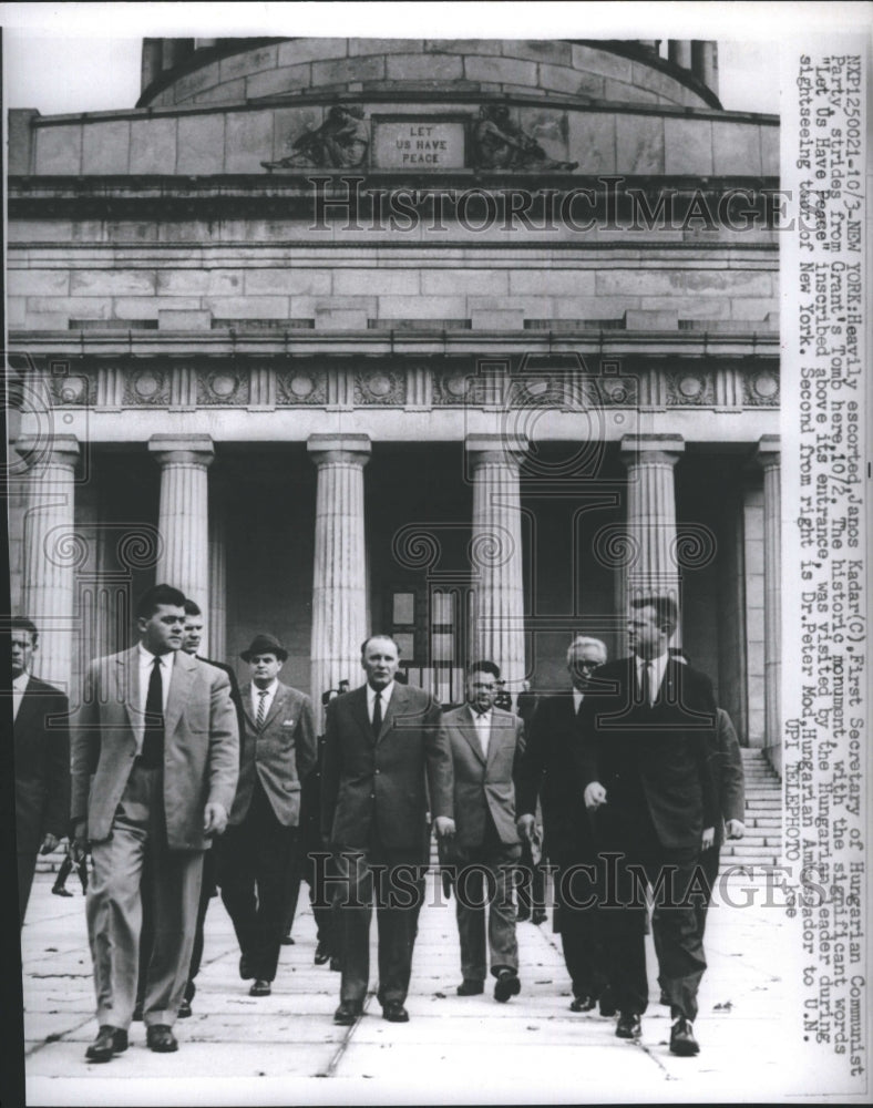 1960 Press Photo Janos Kadar Secretary for Hungary - Historic Images