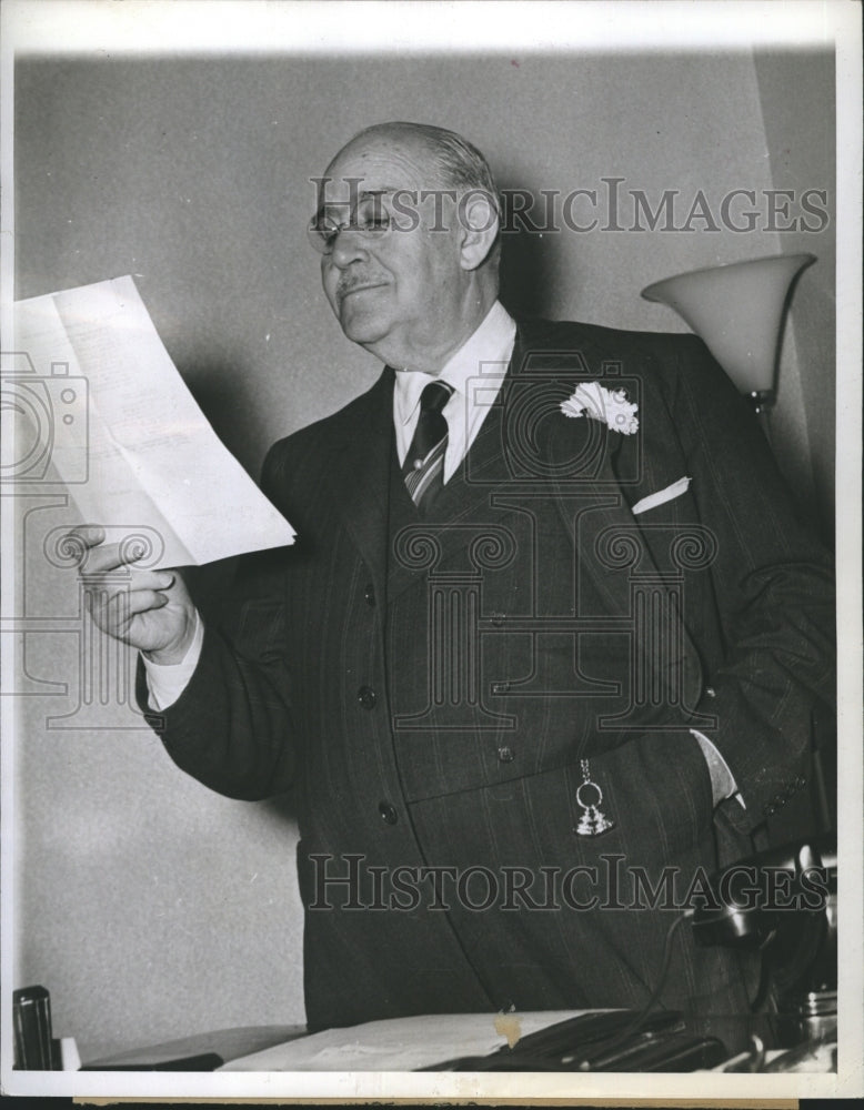 1942 Press Photo Argentina's Leader P Justo - Historic Images