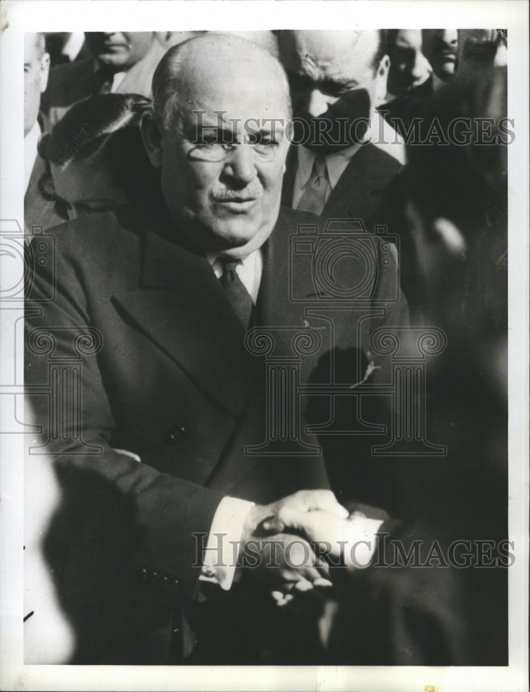 1938 Press Photo President Agustin P Juston - Historic Images