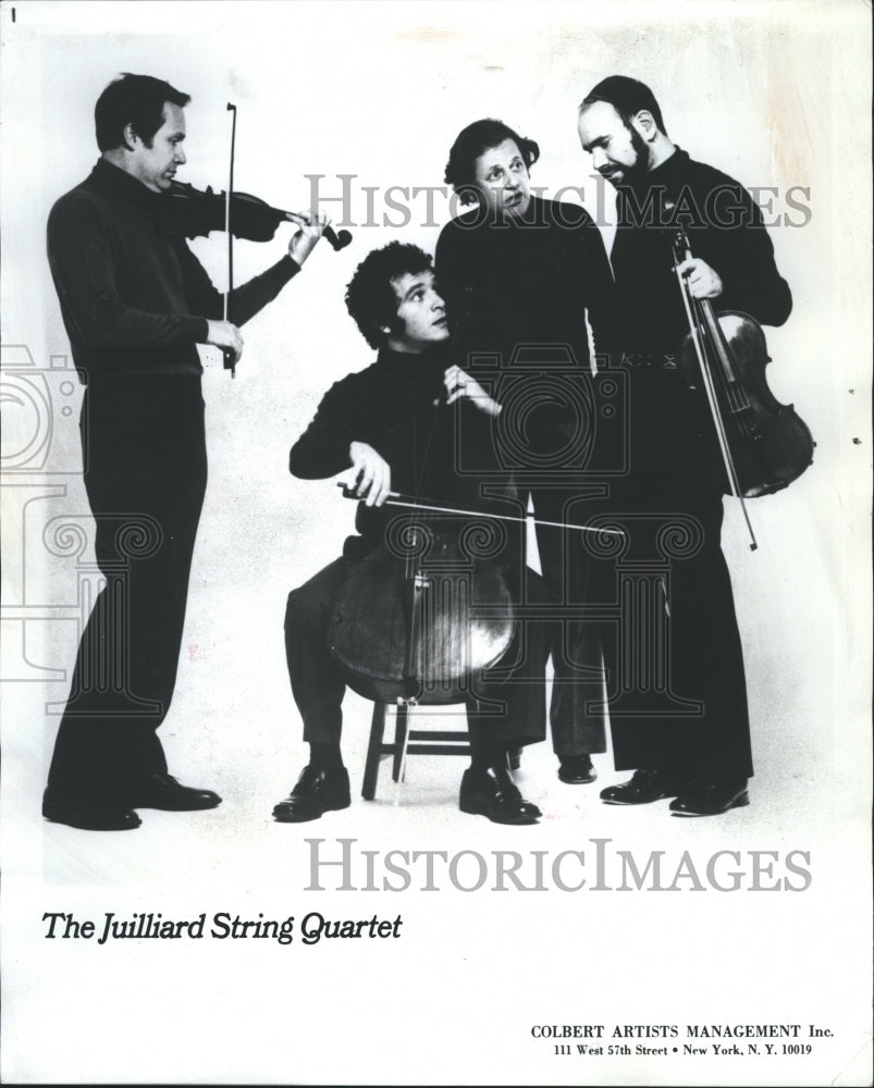 Press Photo A picture of The Julliard String Quartet - Historic Images
