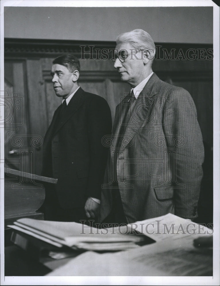 1946 Gerhart Jurr Communist Party Leader &amp; Wilhelm Kemmermeier - Historic Images