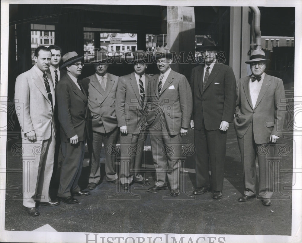 1955 Frank Bucci Members of The North End Board of Trade - Historic Images