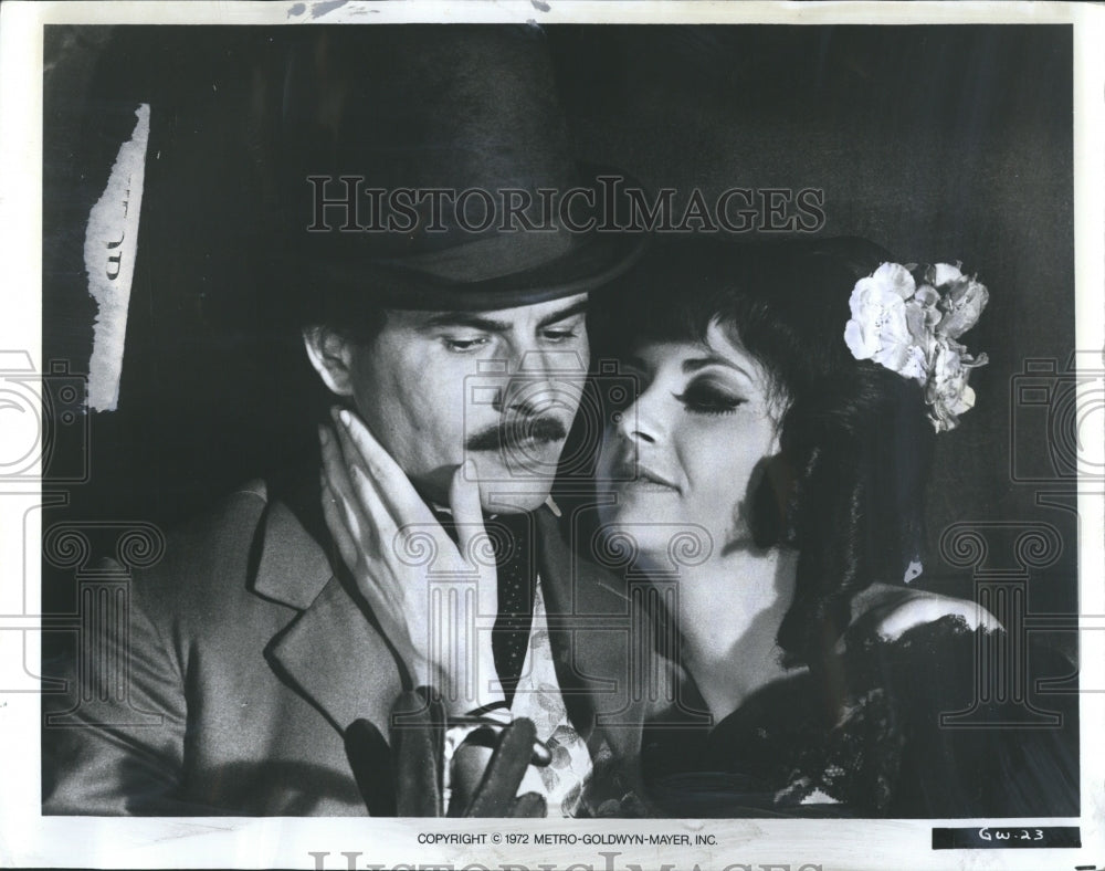 1973 Horst Bucholz with Vicki Woolf,actors in The Great Waltz - Historic Images