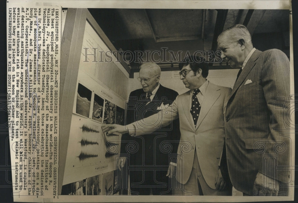 1975 Press Photo The new observatory,detecting earthquakes - Historic Images