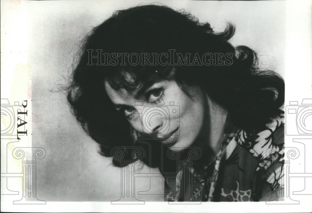 1977 Press Photo Rita Gam, Actress - Historic Images