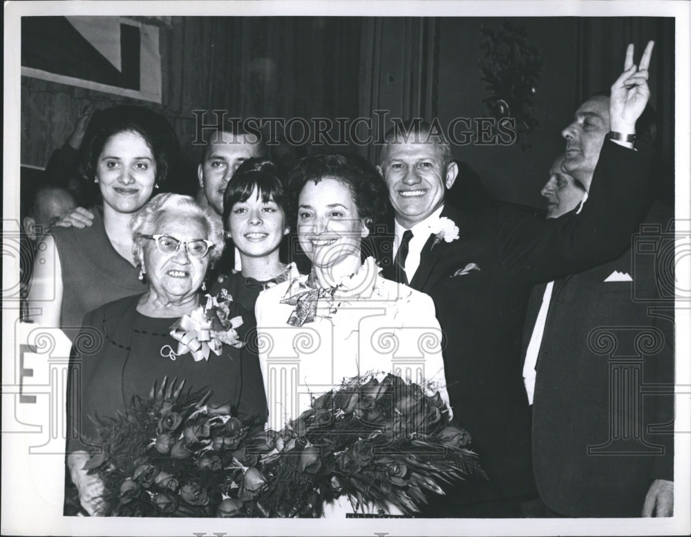 Press Photo John A Volpe &amp; Others - Historic Images