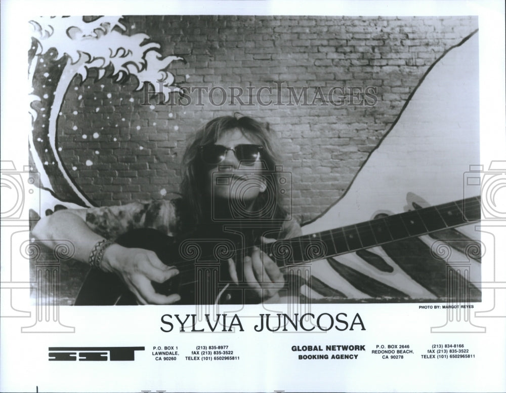 Press Photo Sylvia Juncosaa, Singer - Historic Images