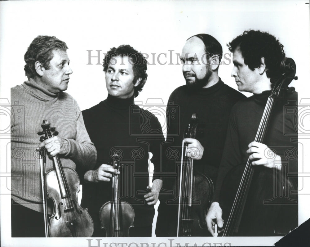 Press Photo Juilliard String Quartet a classical music string quarte. - Historic Images