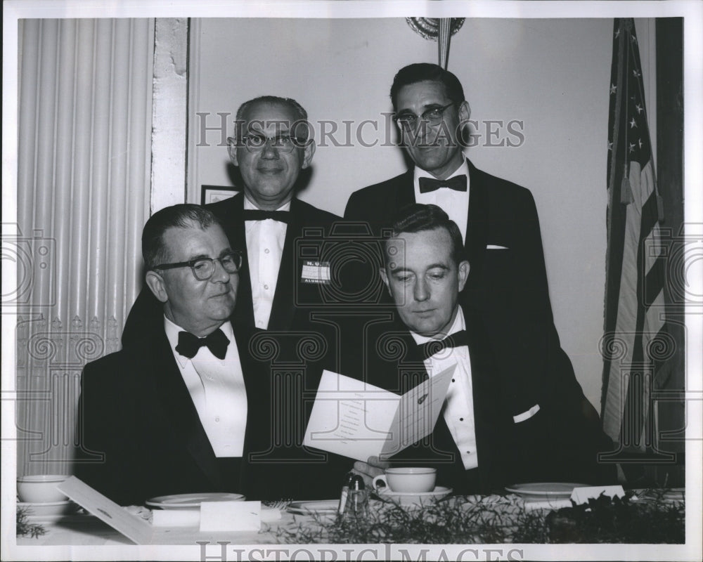 1961 Press Photo Law School Alumni of Northeastern University Annual Dinner. - Historic Images