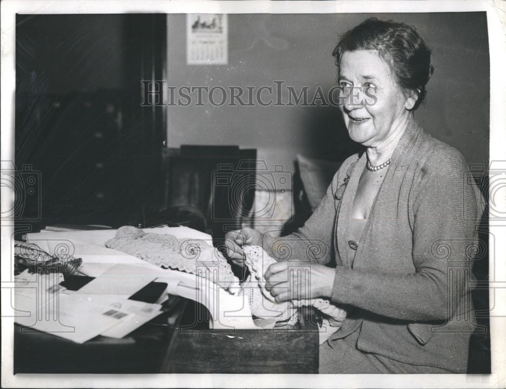 1935 Press Photo Wife &amp; Secretary Mrs John Garner Wife of Vice President - Historic Images