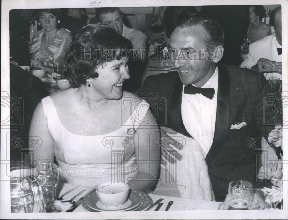 1968 Press Photo Mrs.Philip Gallagher &amp; Dr. Philip Gallagher - Historic Images