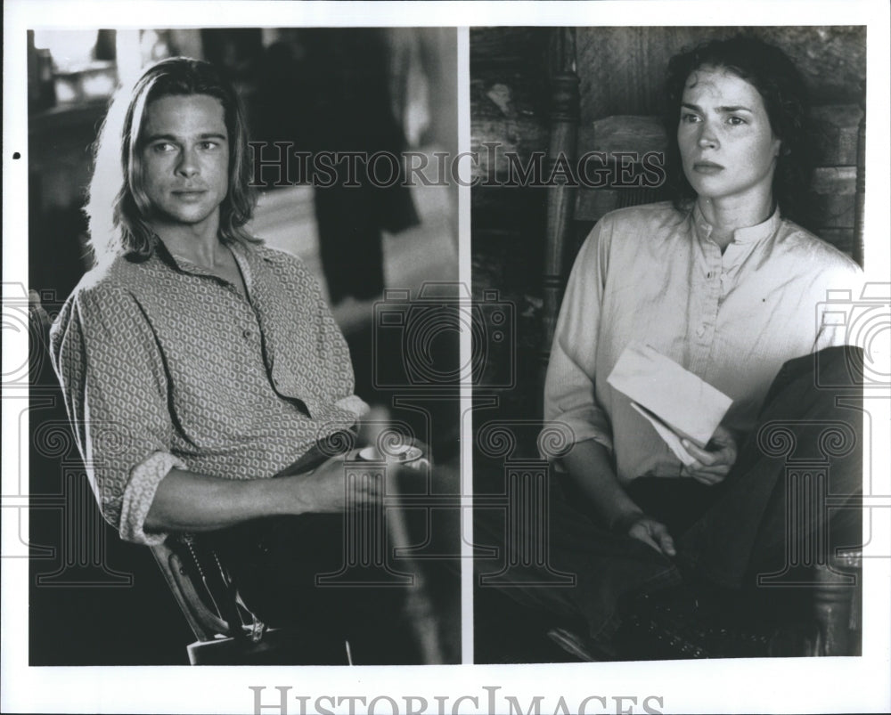 Press Photo Brad Pitt Julia Ormond Actors LEGENDS OF THE FALL - Historic  Images