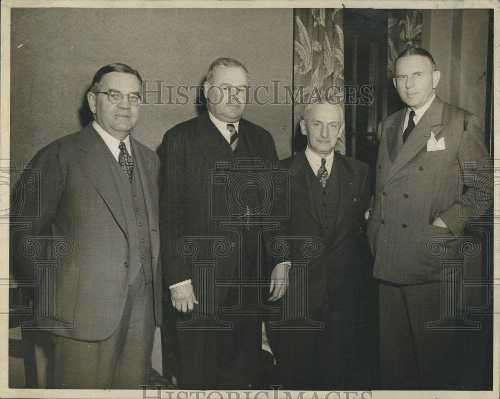 1944 Mass 7th Ann. Dinner,Dr JP O'Hare,R Lowell,Dr CWilinsky, - Historic Images