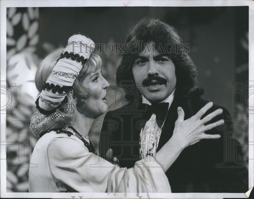 1975 Press Photo Actress Anne Meara and singer Tony Orlando - Historic Images