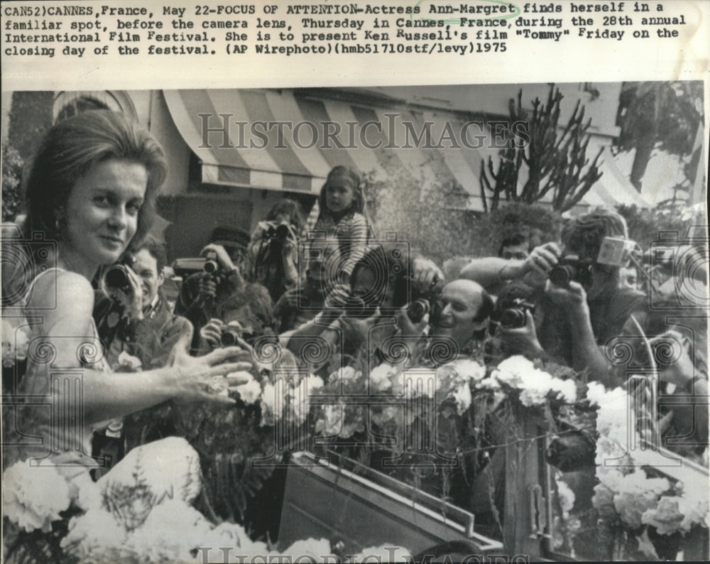 1975 Press Photo Ann-Margaret,actress - Historic Images