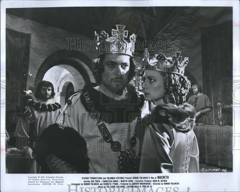 1971 Press Photo Jon Finch in &quot;Macbeth&quot; - Historic Images