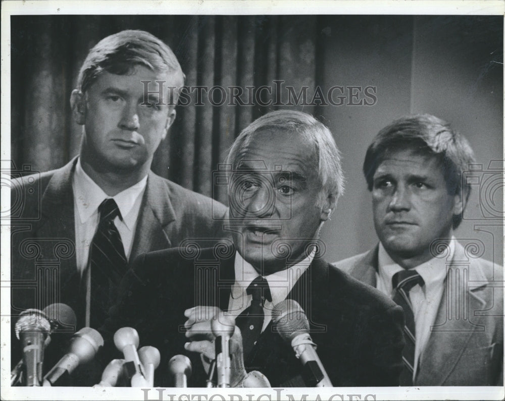 1986 Attorney General Bellotti Press Conference - Historic Images