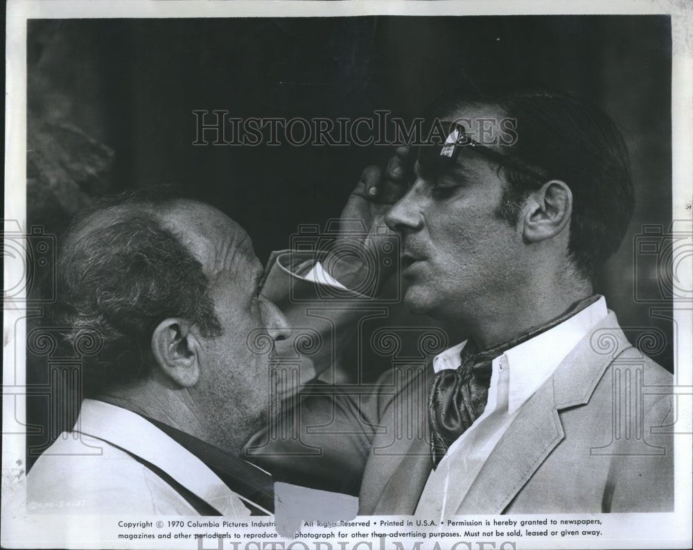 1971 Press Photo Salvo Randone &amp; Gian Maria Vonolte - Historic Images