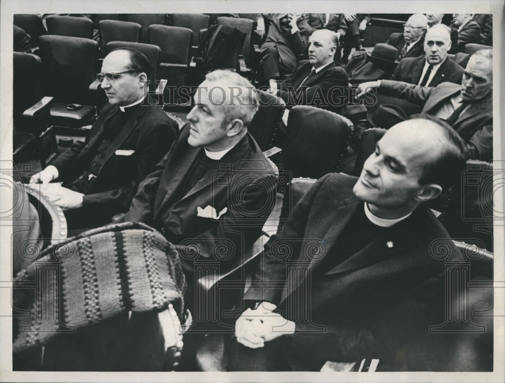 1965 Press Photo Rev&#39;s.Henry Wicsbawer,Shirly Goodwin &amp; Ree Brian Kewey - Historic Images