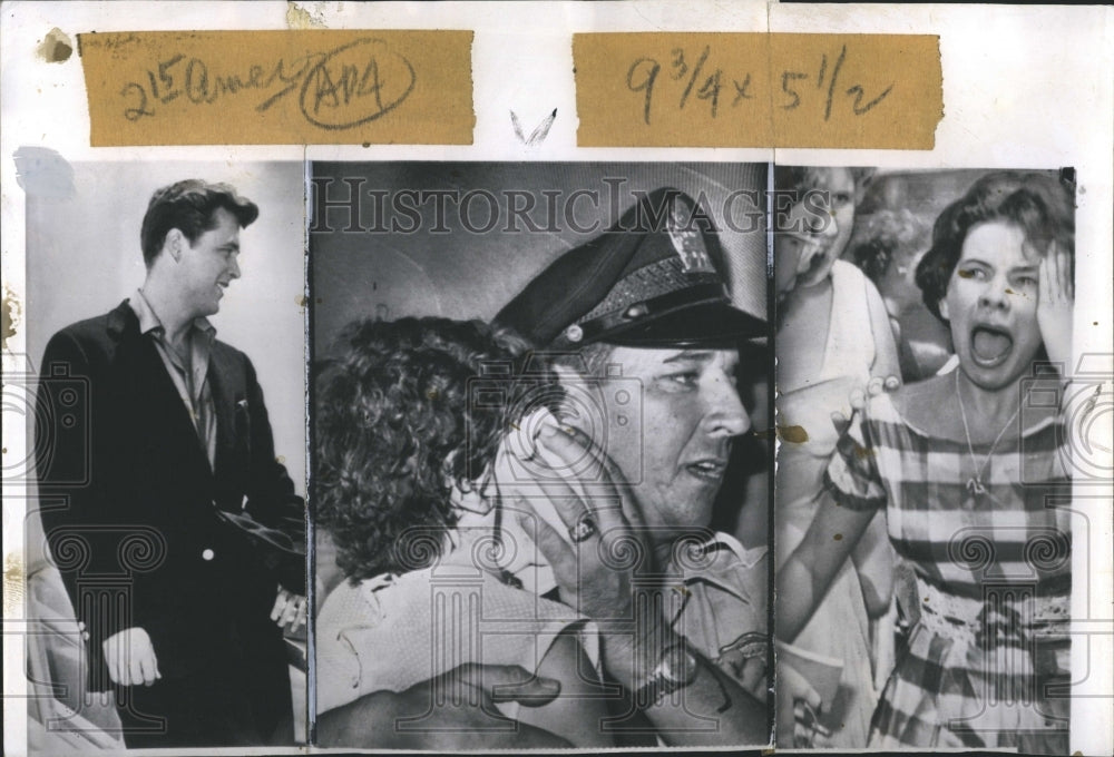 1959 Actor Edward Byrnes Arrives At Airport - Historic Images