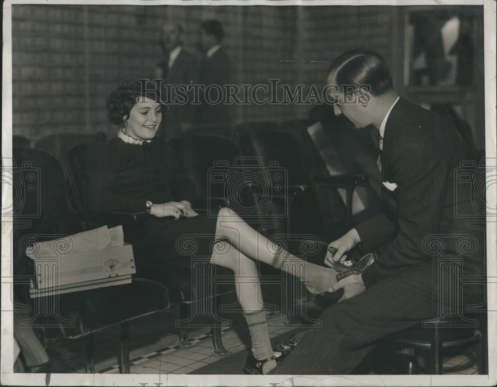 1935 Press Photo Alice Jane McHenry and her mother made a trip - Historic Images