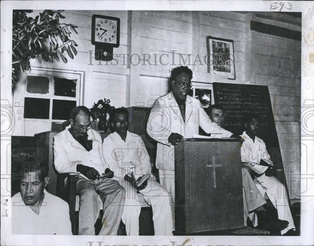 1952 Rev. Philipo, Minister of Ail on Island of Lap Lap - Historic Images