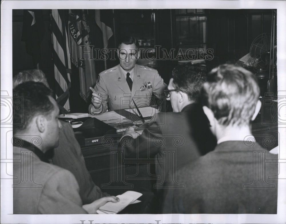 1951 Press Photo Major Gen. Frederick Irving, Supt. of US Military Academy - Historic Images