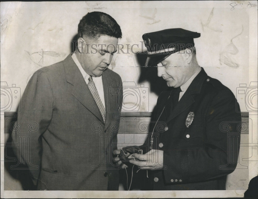 1951 Press Photo Arthur Chaplin Suspect in Shirley Murray Murder - Historic Images