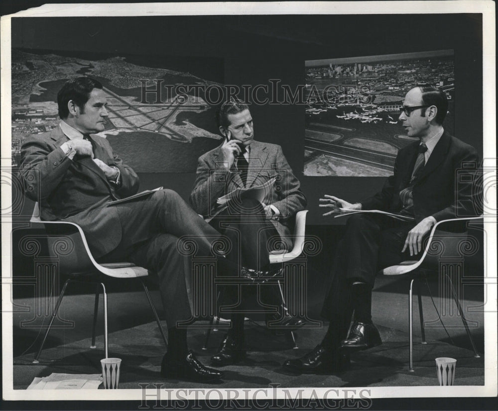 1972 Press Photo Alan Altshuler Appears On TV Debate - Historic Images