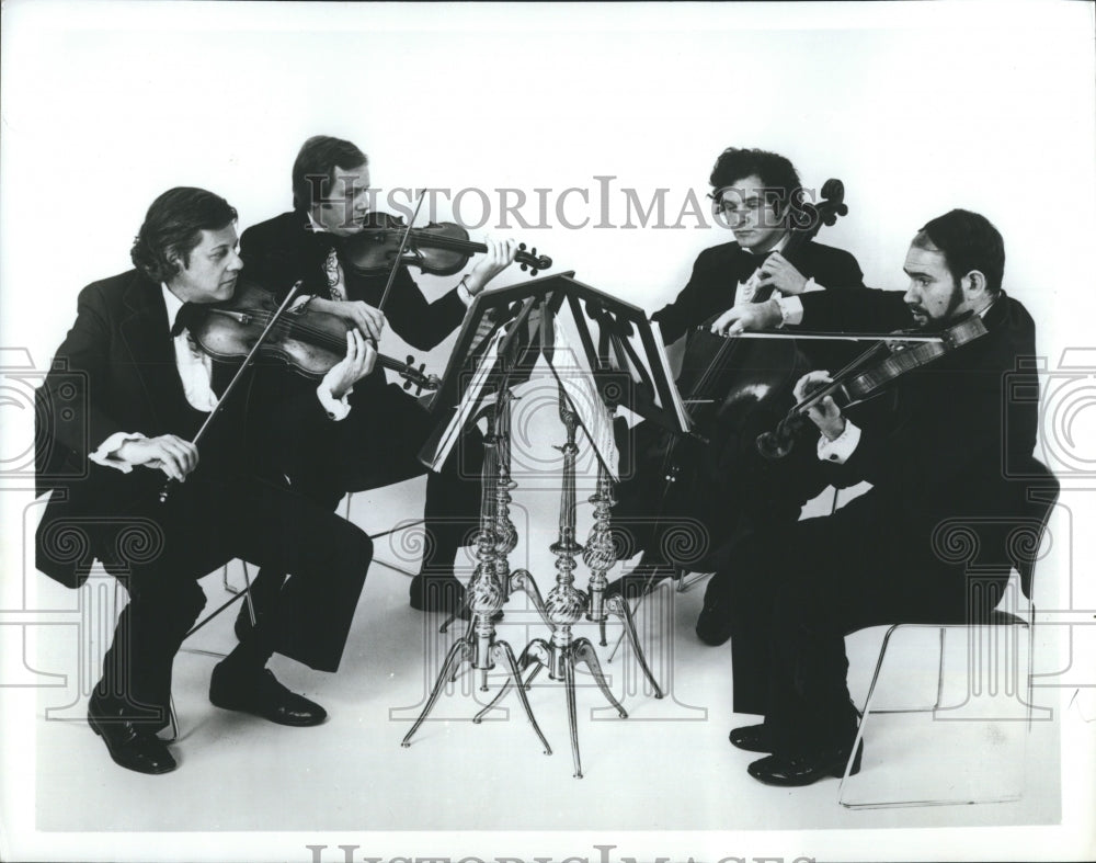 Press Photo Musicians,Julliard String Quartet - Historic Images