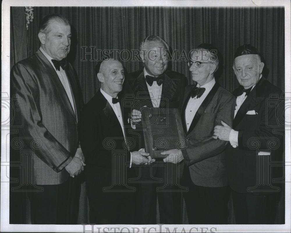 1972 Press Photo SJ Kahn,MH Lifsen,LL Suttenberg,LH Weinstein, - Historic Images