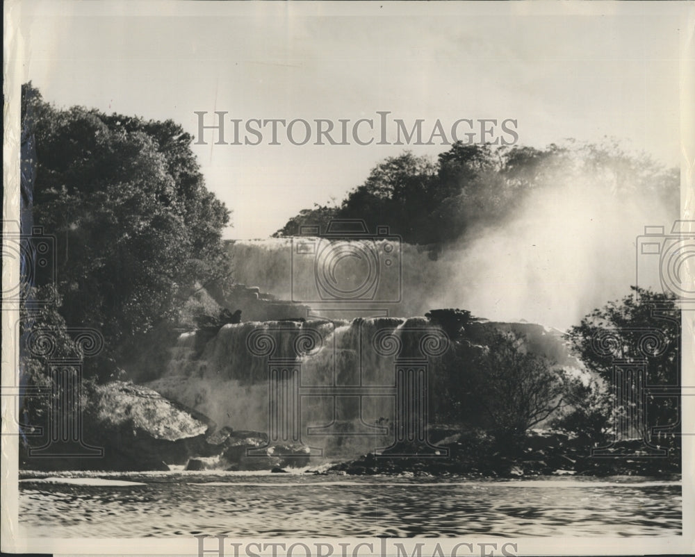 Press Photo Caracas Venezuela waterfalls in Gran Sabana - Historic Images