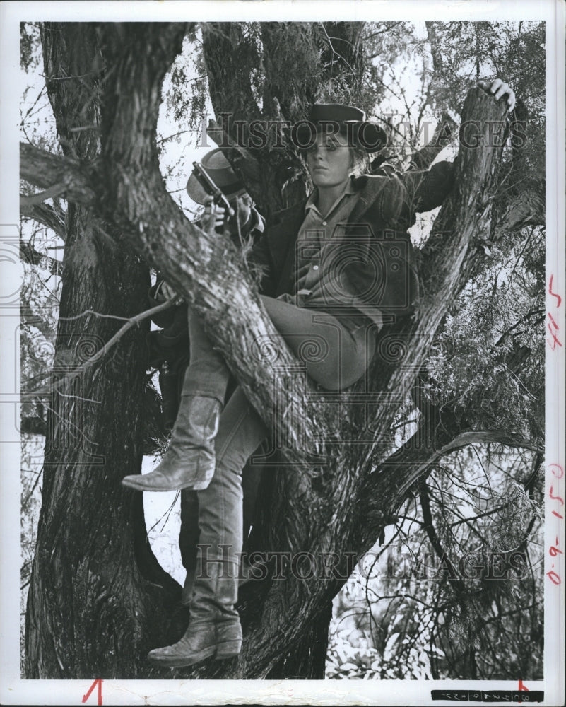 1969 Press Photo Katharine Ross &quot;Butch Cassidy &amp; teh Sundance Kid&quot; - Historic Images