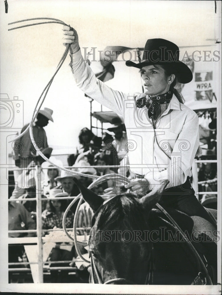 1980 Press Photo Katharine Ross in &quot;Rodeo Girl&quot; - Historic Images