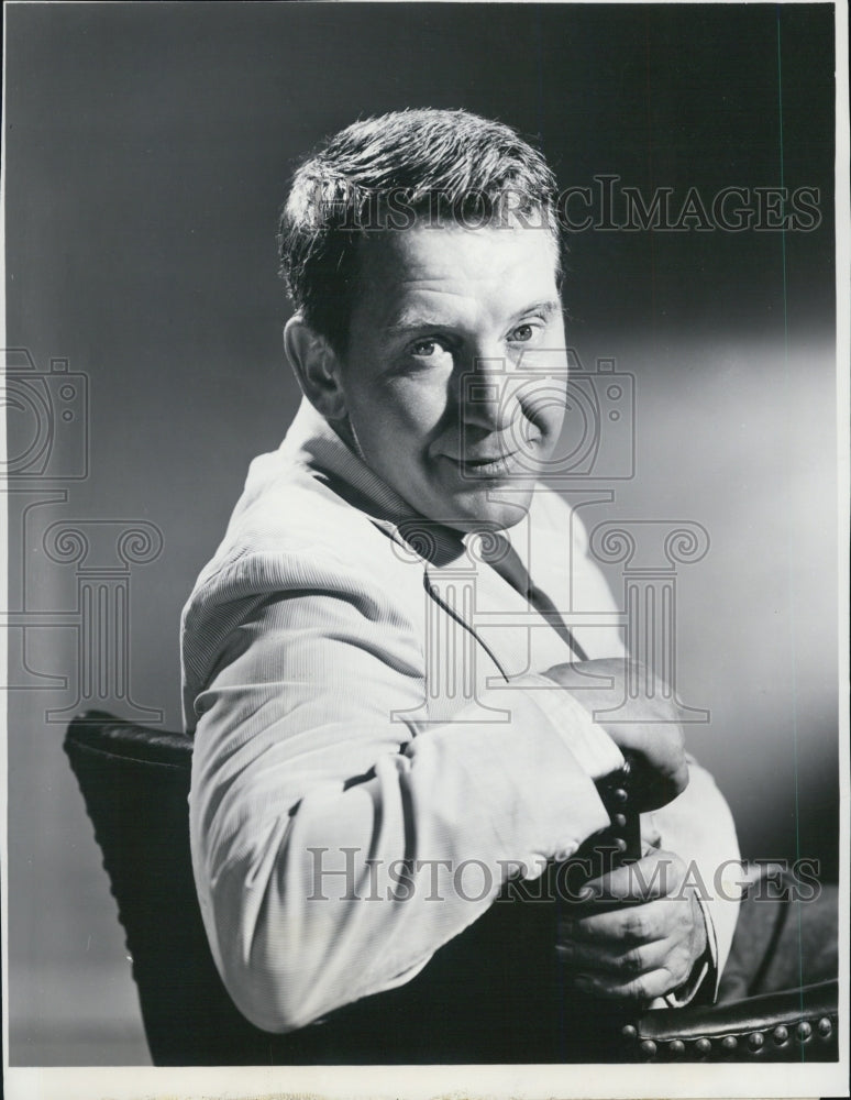 1954 Press Photo Burgess Meredith stars Edison the Man General Electric Theater - Historic Images