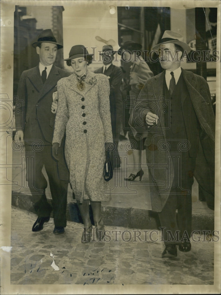 1938 Press Photo Mrs. An Furgeson, Witness in Dolan Trial - Historic Images