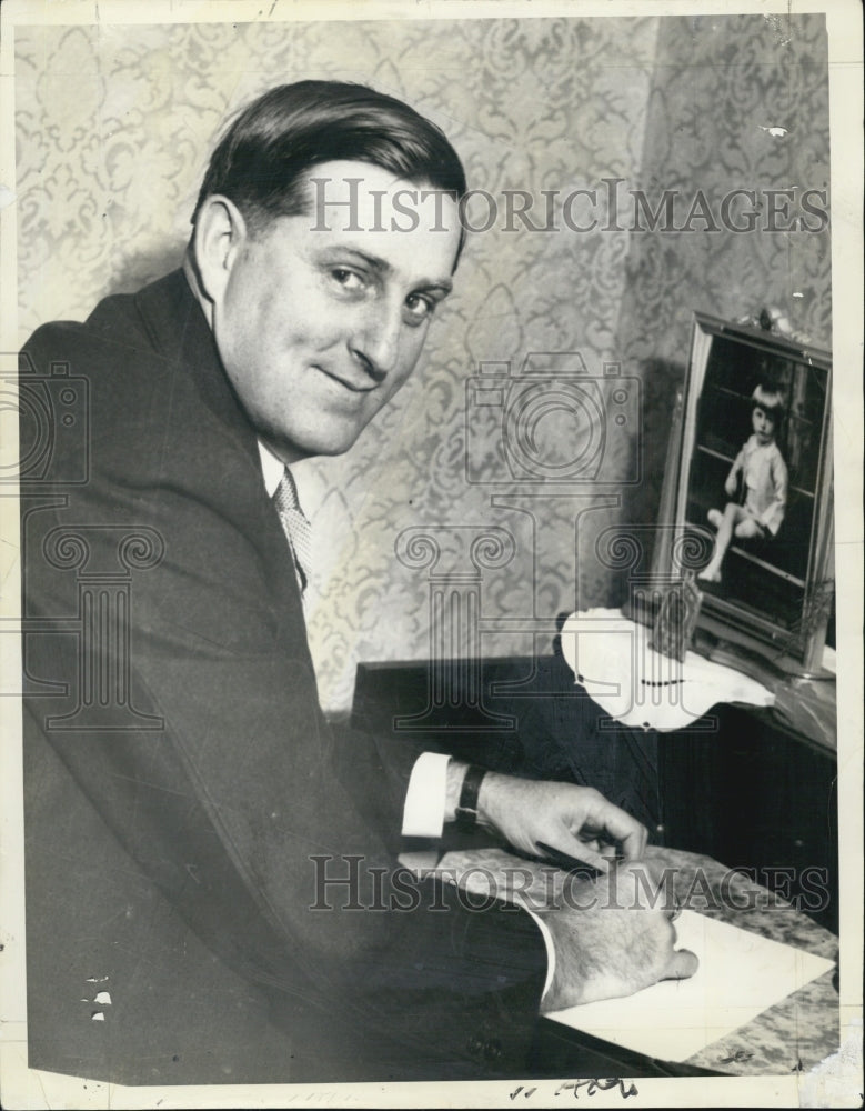 1935 Press Photo John Fenton, Judge - Historic Images