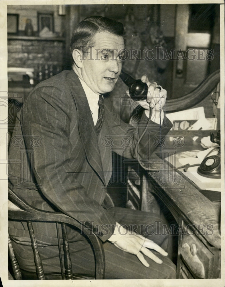 1939 Press Photo James J. Fenton Appointed Court Officer - Historic Images