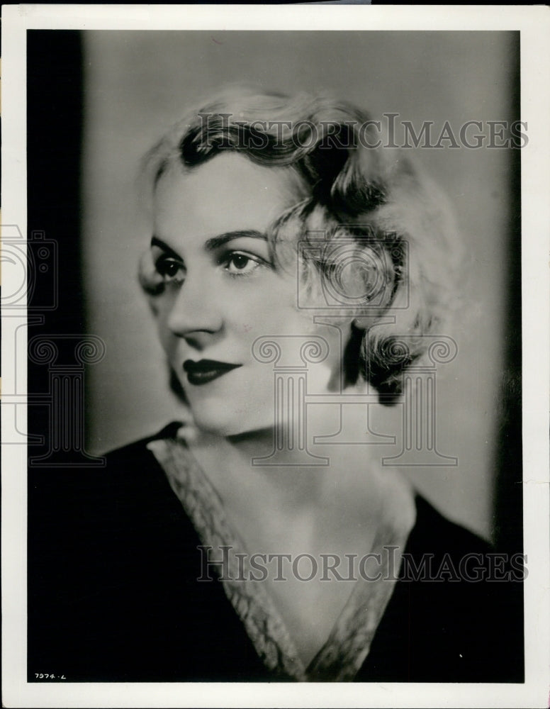 1933 Press Photo Miss Louise Bernhardt - Historic Images