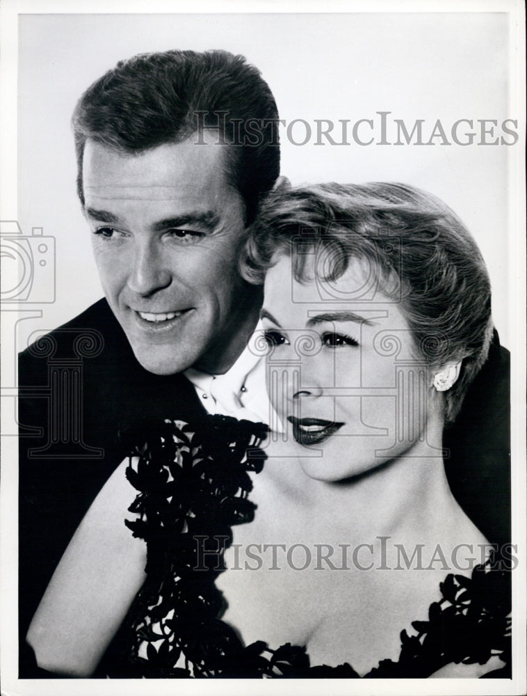 1957 Press Photo Marge and Gower Champion - Historic Images