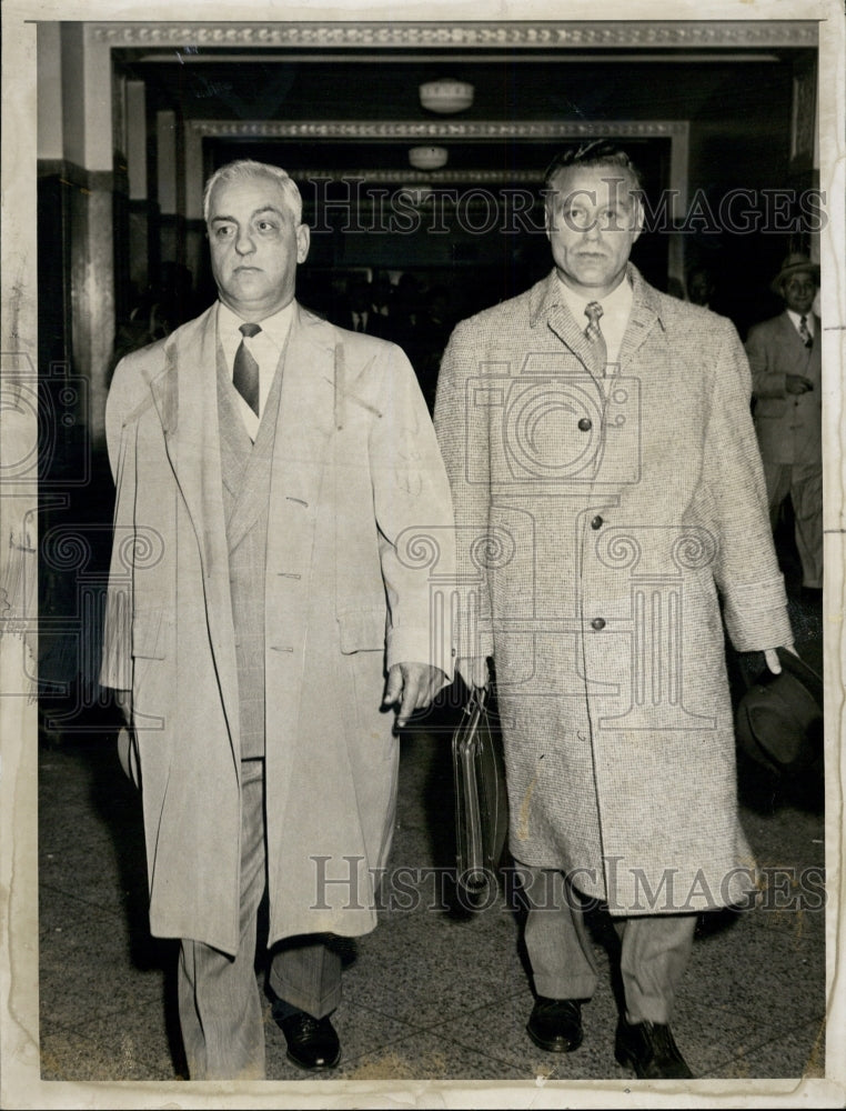 1953 Press Photo Justice A A Centracchio admits evading taxes - Historic Images