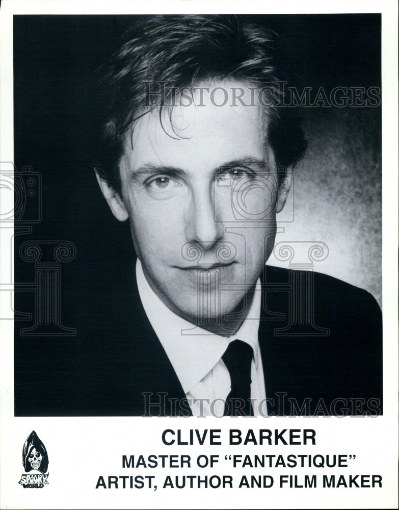 Press Photo Artist,author &amp; film maker Clive Barker - Historic Images