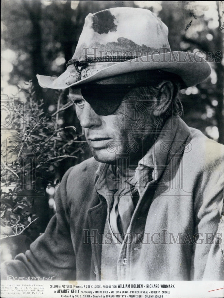 1966 Press Photo Richard Widmark the man in the picture - Historic Images