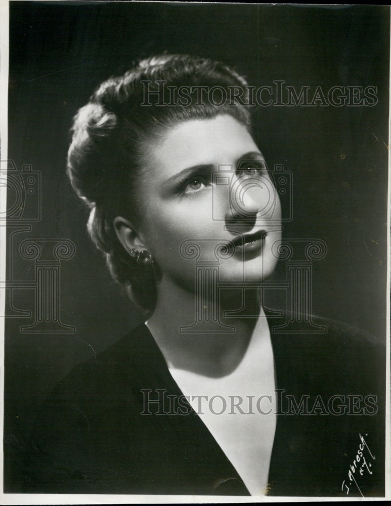 1950 Press Photo Margery Mayer,actress - Historic Images