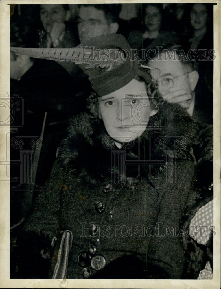 1941 Press Photo Mrs.Elizabeth Mayo at murder trial - Historic Images