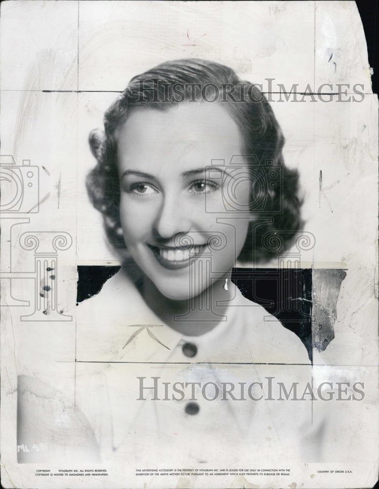 1942 Press Photo Actress Margaret Lindsay in The Personal Maid's Service - Historic Images