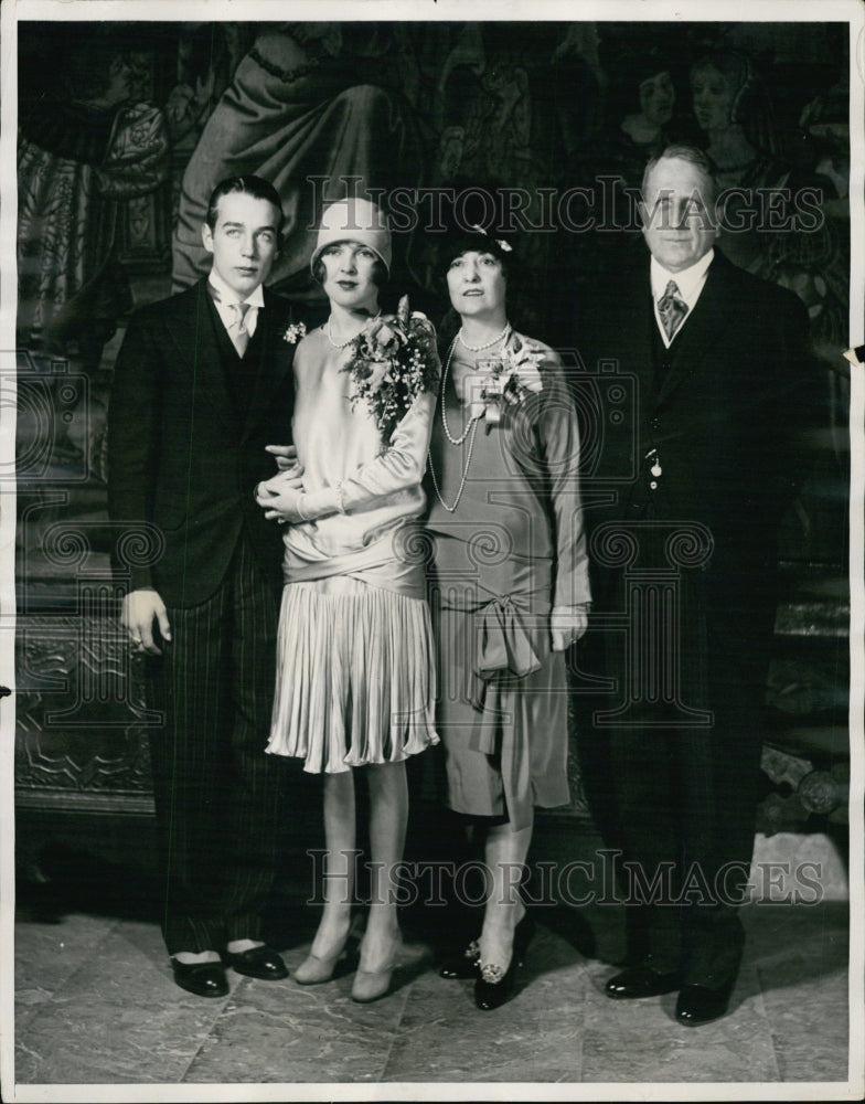 1927 Press Photo Mr &amp; Mrs John Randolph Hearst &amp; Mr &amp; Mrs Wm R Hearst - Historic Images