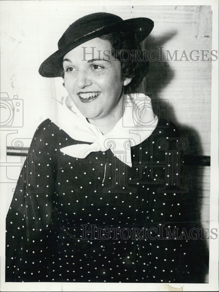 1940 Press Photo Mrs. Sommerberg - Historic Images